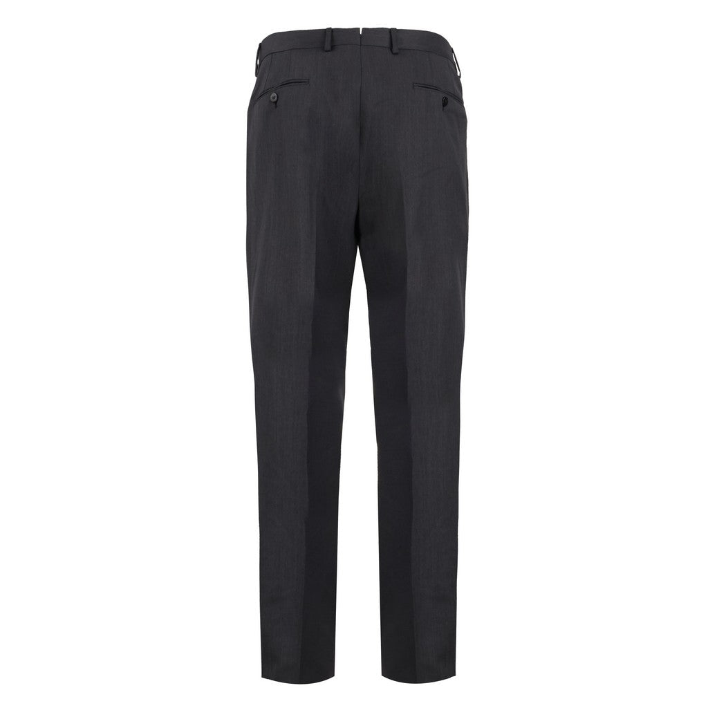 HENRY SARTORIAL x CARUSO Lana Formal Trouser CHARCOAL - Henry Bucks