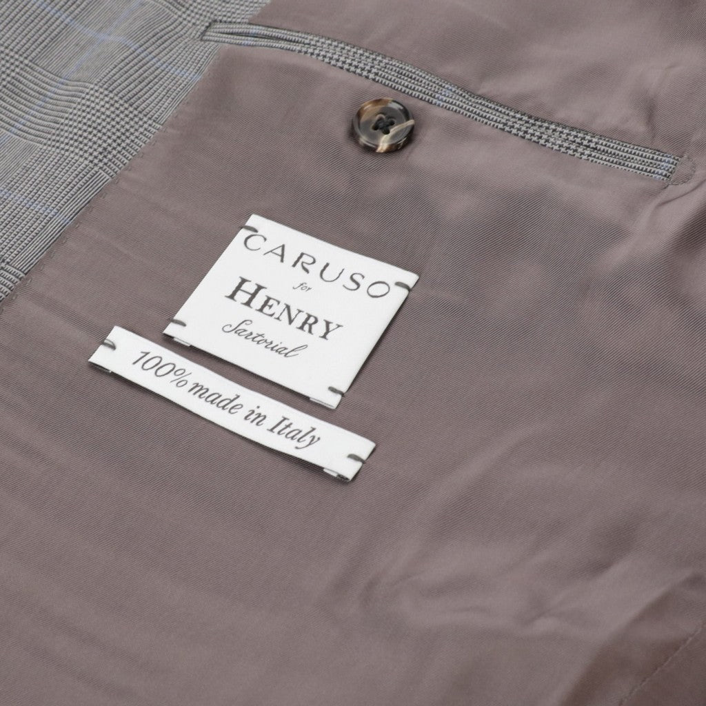HENRY SARTORIAL x CARUSO Lana Wool Business Suit GREY - Henry Bucks