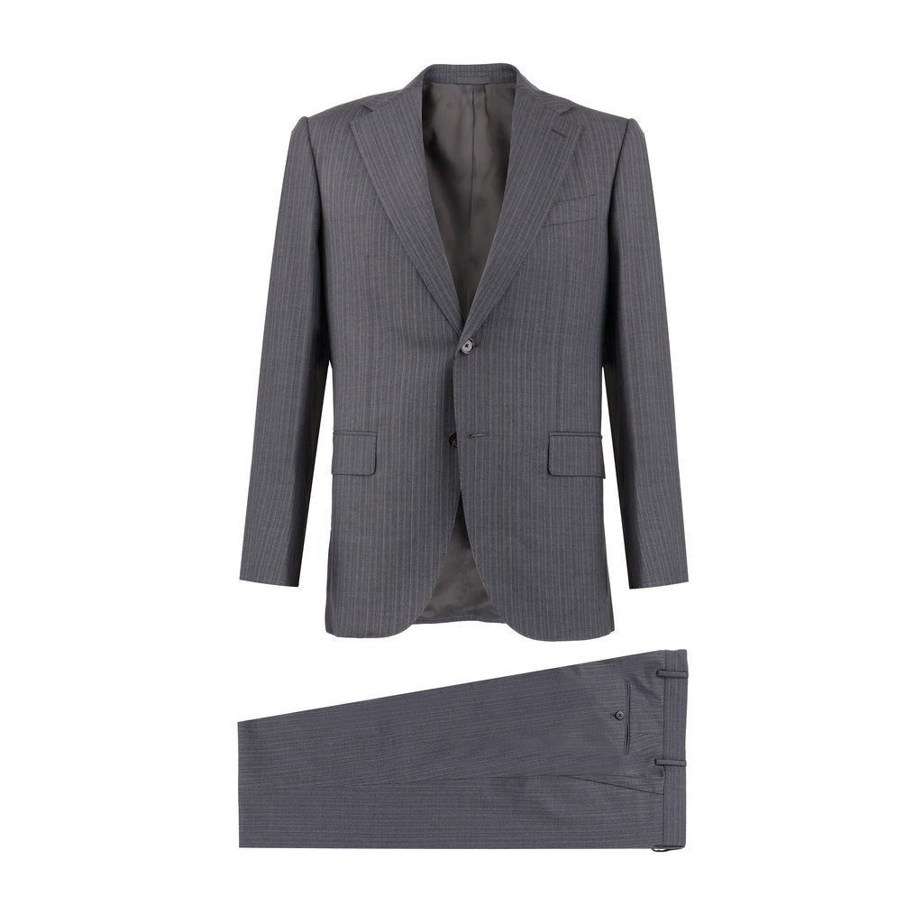 HENRY SARTORIAL x CARUSO Lana Wool Business Suit GREY - Henry Bucks