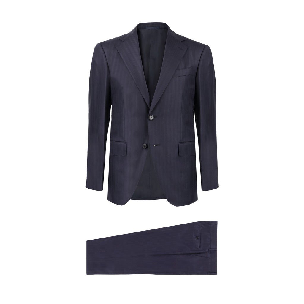HENRY SARTORIAL x CARUSO Lana Wool Business Suit NAVY - Henry Bucks