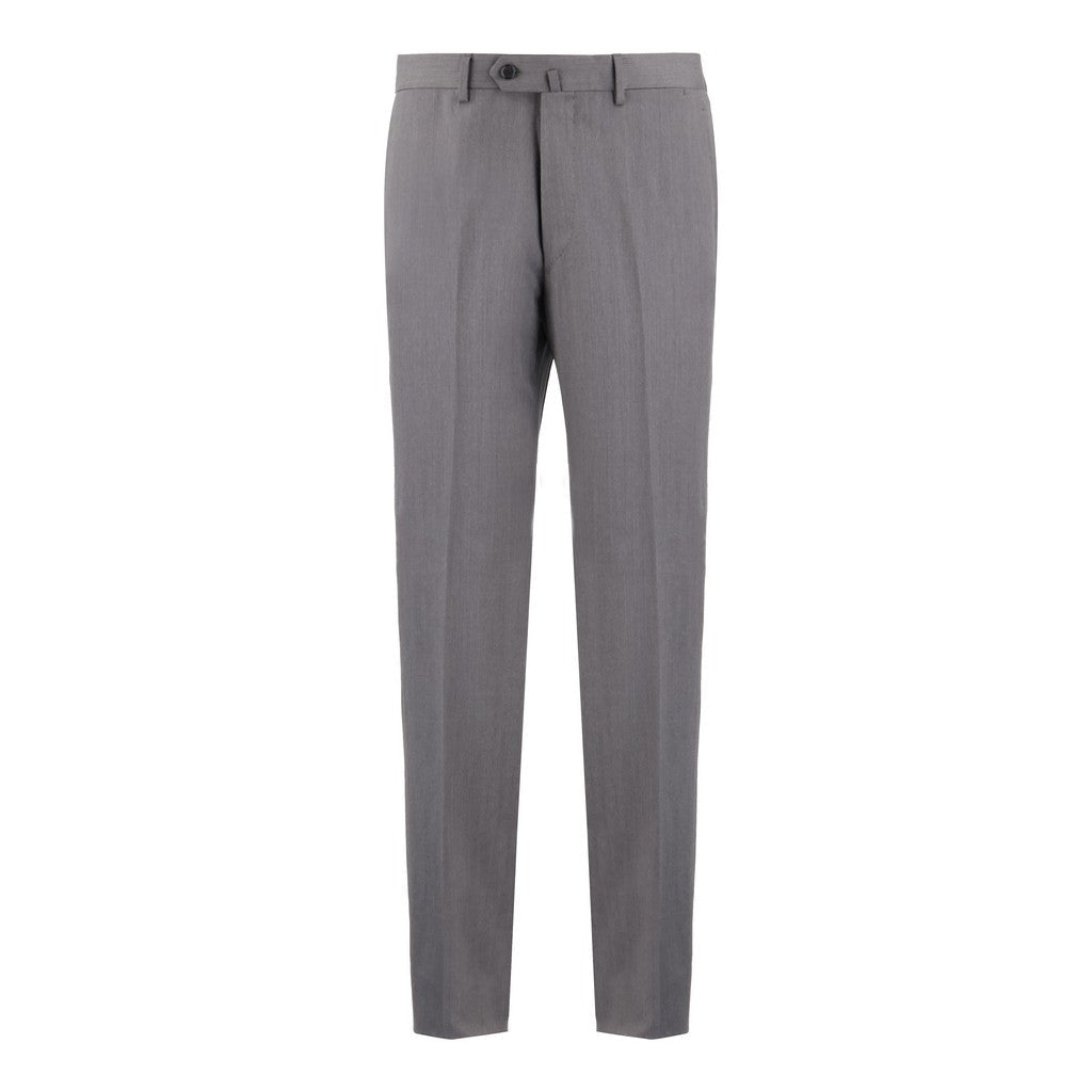 HENRY SARTORIAL x CARUSO Lana Wool Formal Trouser GREY - Henry Bucks