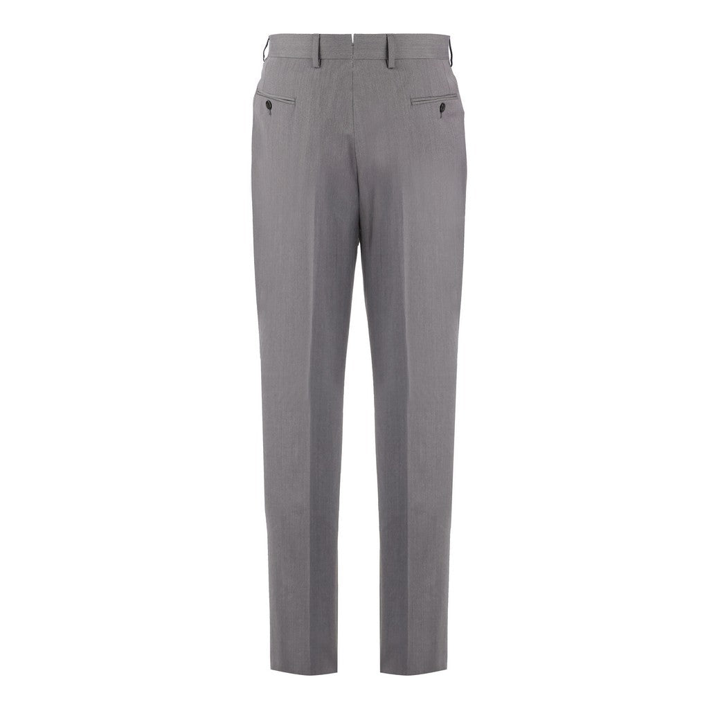 HENRY SARTORIAL x CARUSO Lana Wool Formal Trouser GREY - Henry Bucks