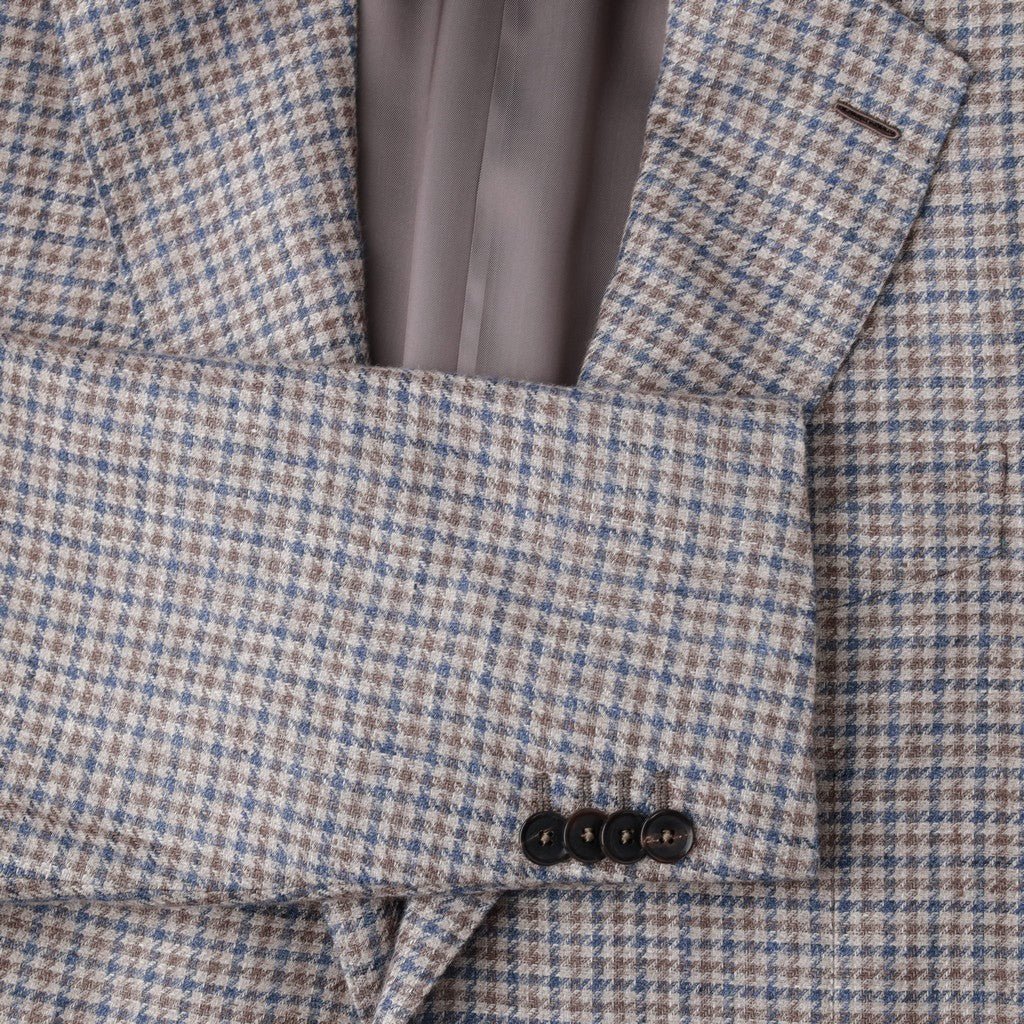 HENRY SARTORIAL x CARUSO Linen Wool Blazer NAVY REG - Henry Bucks
