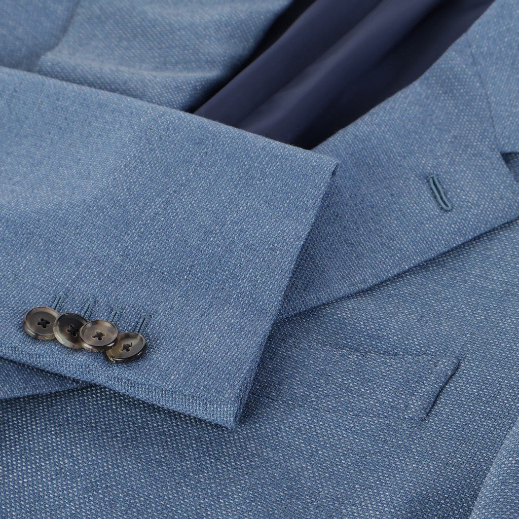 HENRY SARTORIAL X CARUSO Norma Notch Single Breasted Blazer BLUE - Henry Bucks