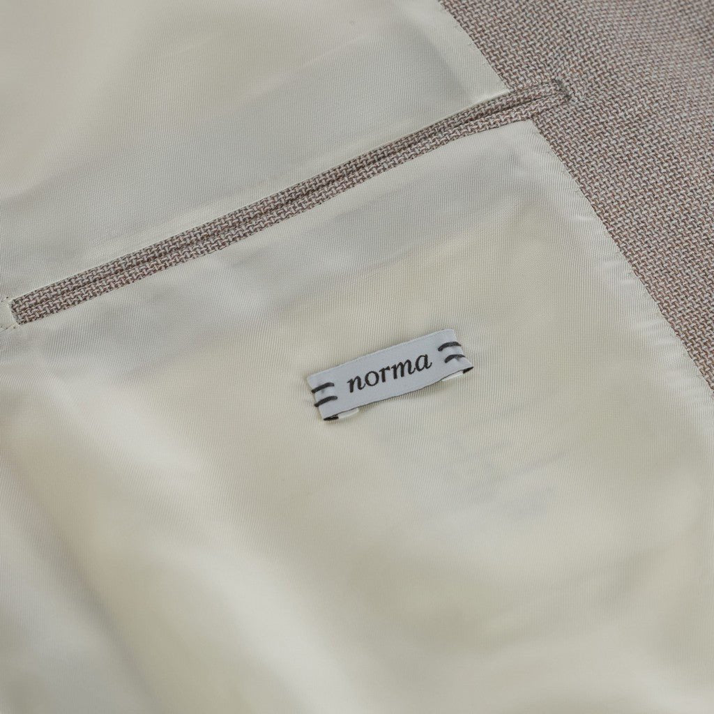 HENRY SARTORIAL X CARUSO Norma Notch Single Breasted Blazer TAUPE - Henry Bucks