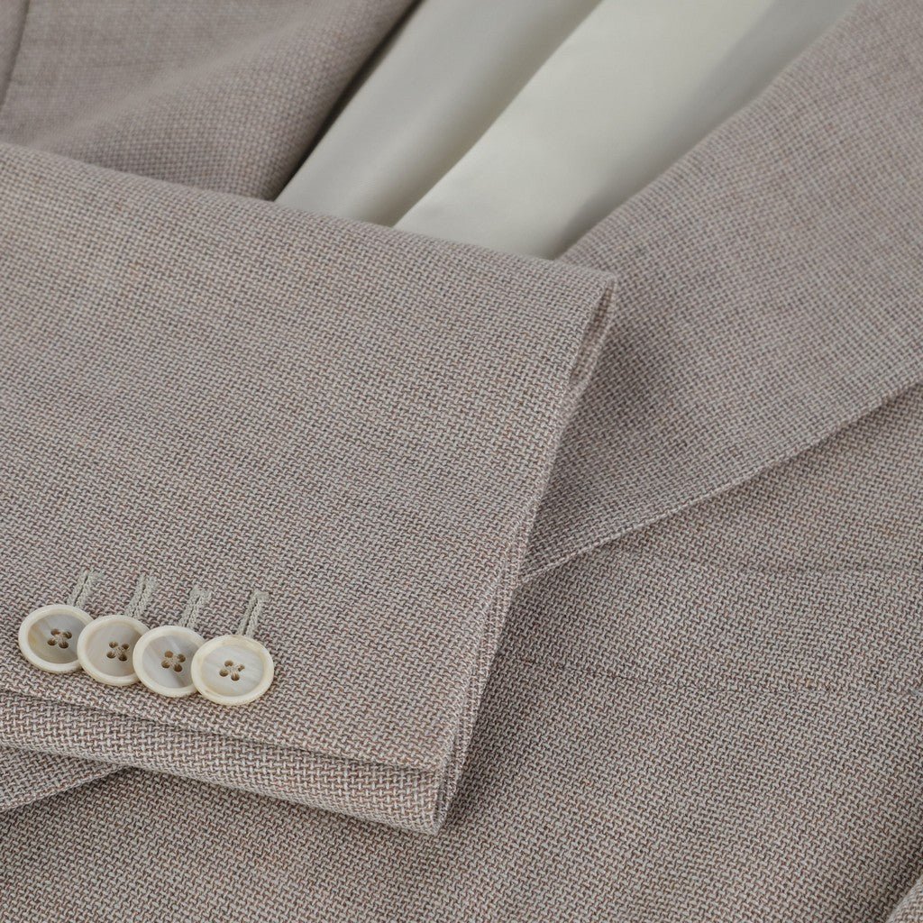 HENRY SARTORIAL X CARUSO Norma Notch Single Breasted Blazer TAUPE - Henry Bucks