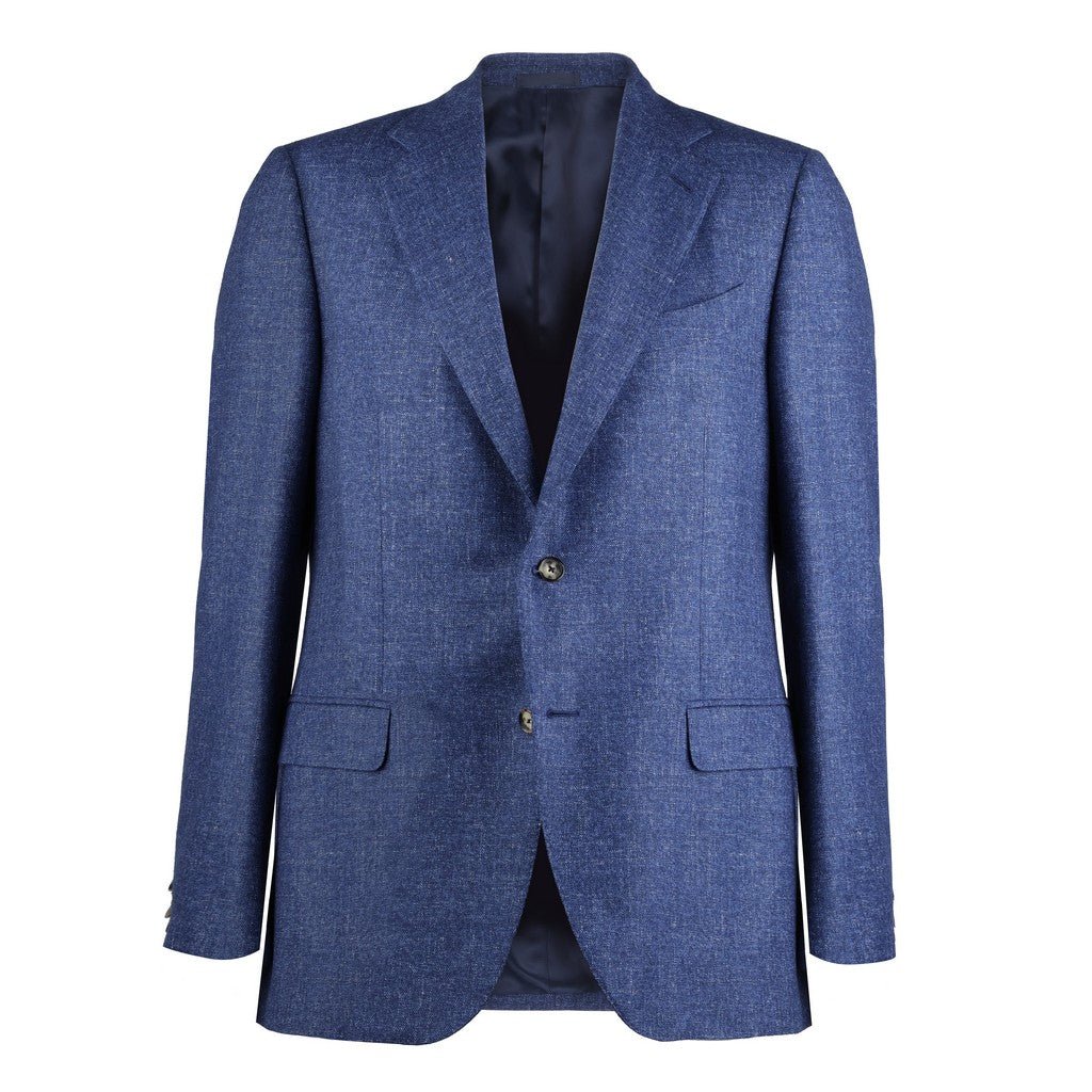 HENRY SARTORIAL X CARUSO Norma Single Breasted Notch Blazer NAVY - Henry Bucks