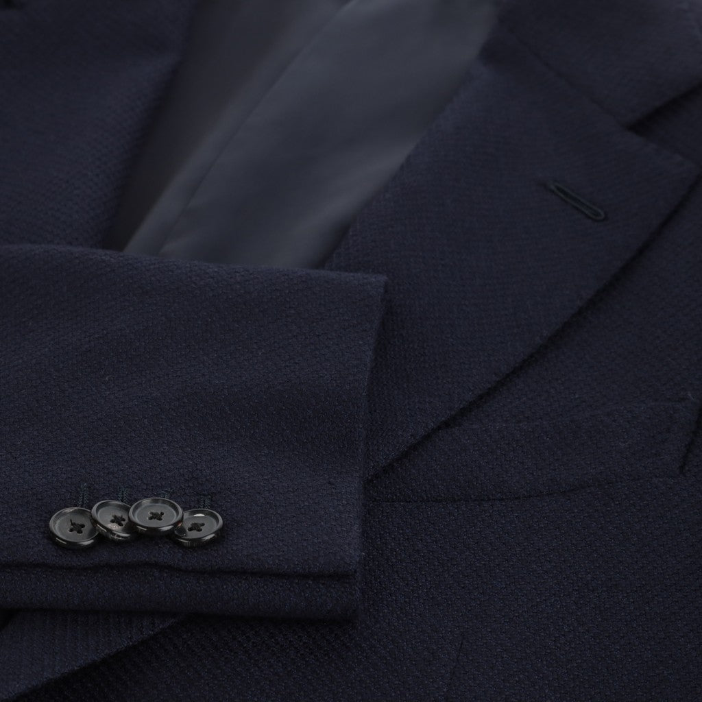 HENRY SARTORIAL X CARUSO Norma Single Breasted Notch Lapel Blazer NAVY REG - Henry Bucks
