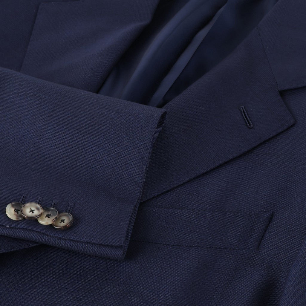 HENRY SARTORIAL X CARUSO Norma Single Breasted Suit DARK BLUE - Henry Bucks