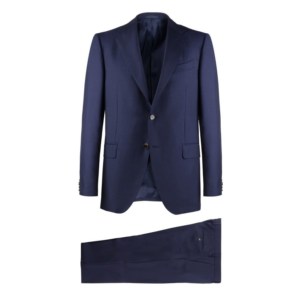 HENRY SARTORIAL X CARUSO Norma Single Breasted Suit DARK BLUE - Henry Bucks