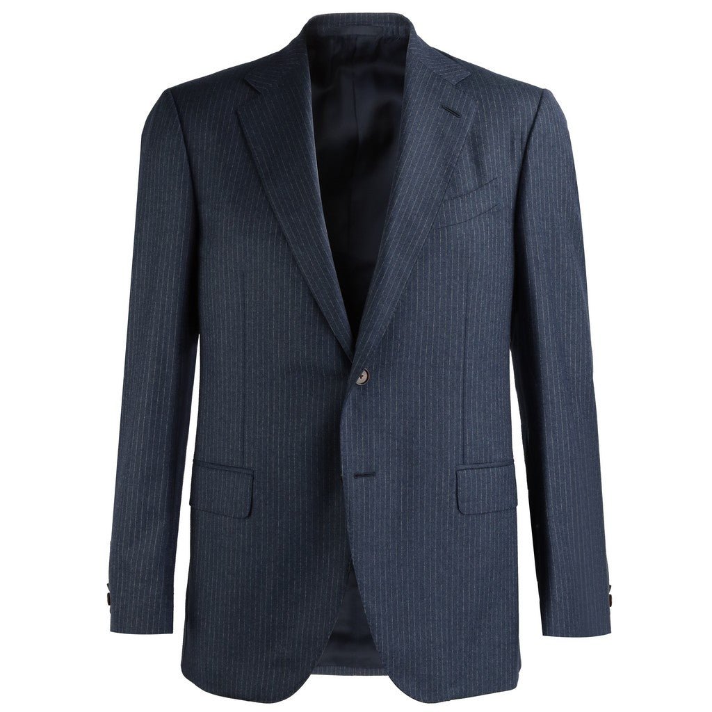 HENRY SARTORIAL X CARUSO Norma Single Breasted Wool Suit NAVY REG - Henry Bucks