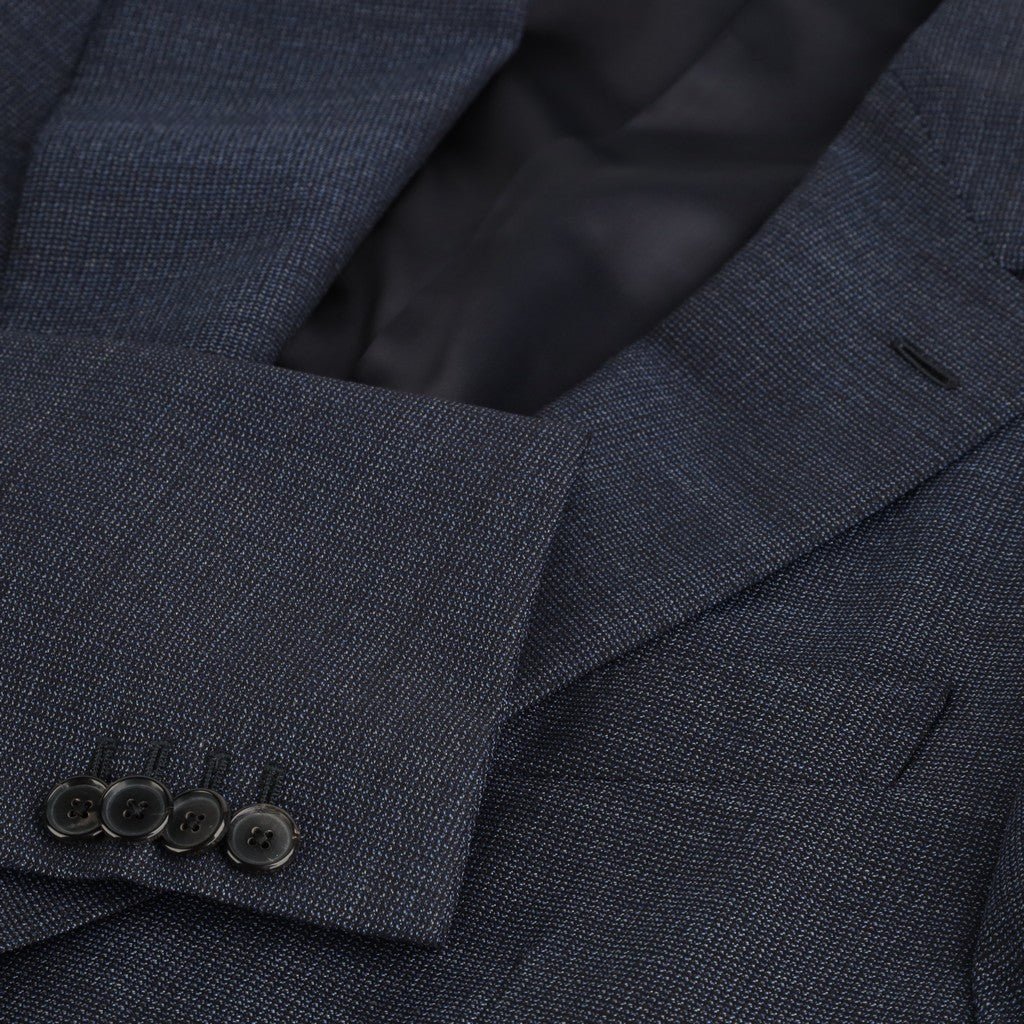 HENRY SARTORIAL X CARUSO Norma Single Breasted Wool Suit NAVY REG - Henry Bucks