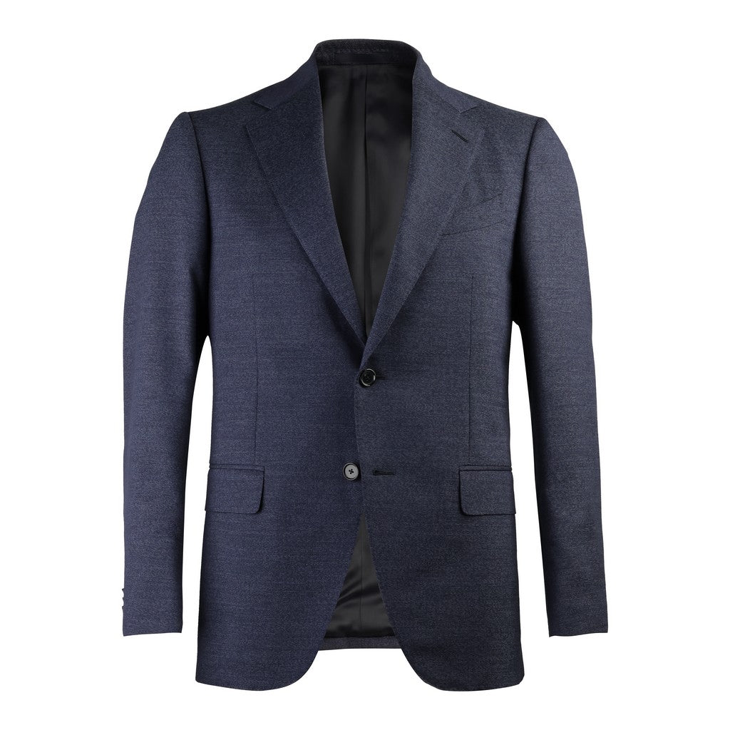 HENRY SARTORIAL X CARUSO Norma Wool/Cotton Blazer NAVY REG - Henry Bucks
