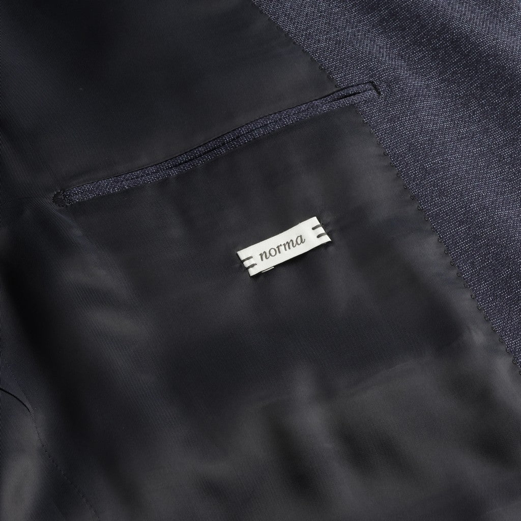 HENRY SARTORIAL X CARUSO Norma Wool/Cotton Blazer NAVY REG - Henry Bucks