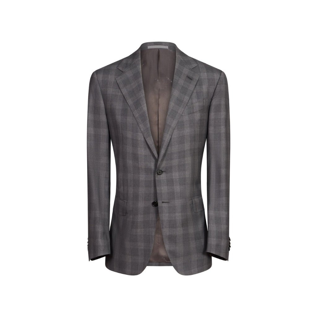 HENRY SARTORIAL X CARUSO Single Breasted 2 - Button Suit CHARCOAL REG - Henry Bucks