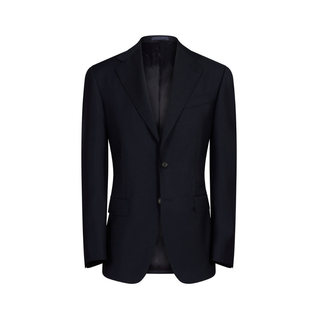 HENRY SARTORIAL X CARUSO Single Breasted Notch Lapel Blazer DARK NAVY REG - Henry Bucks