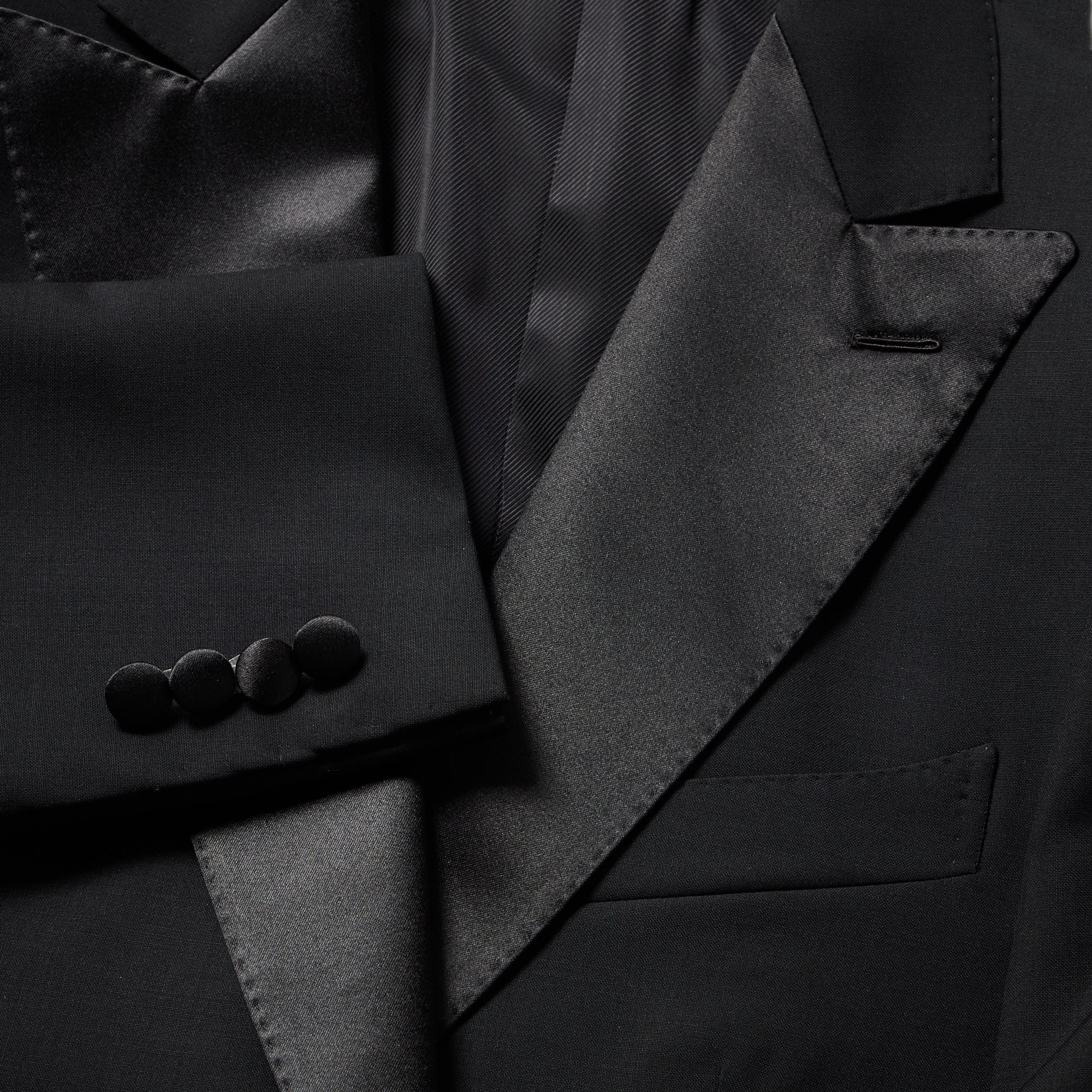 HENRY SARTORIAL X CARUSO Smoking Norma Dinner Suit BLACK REG - Henry BucksSuits60SS230007 - BLCK - R - 46