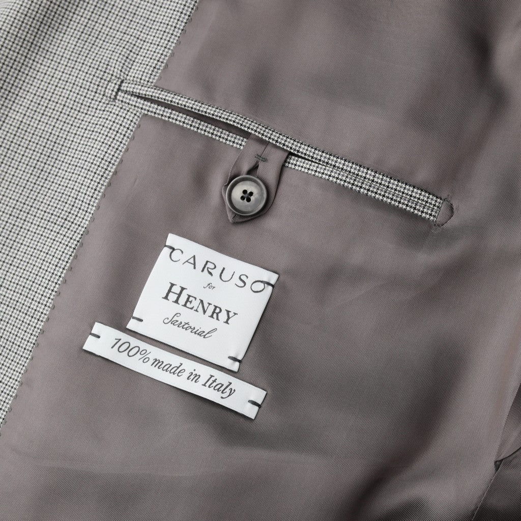 HENRY SARTORIAL x CARUSO Wool Blazer CREAM REG - Henry Bucks