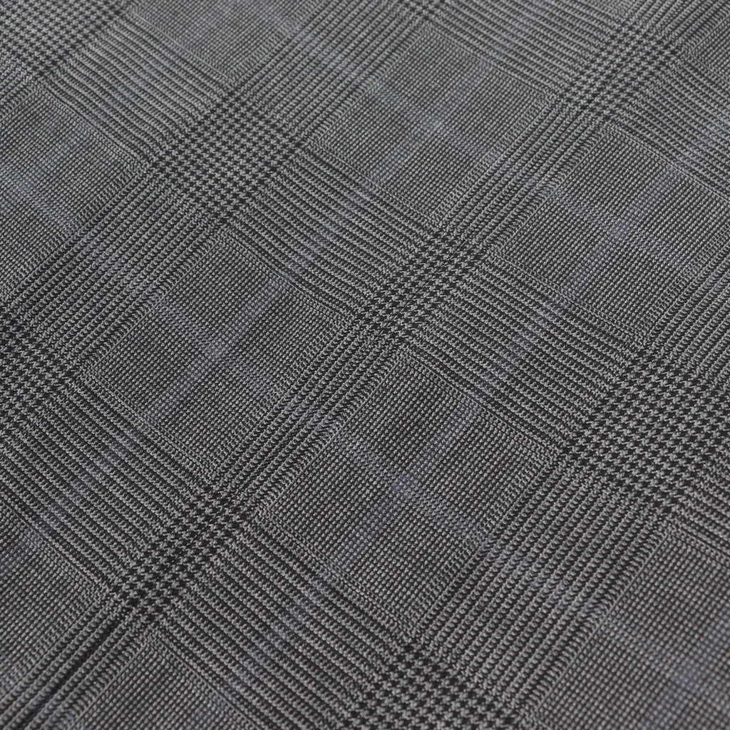 HENRY SARTORIAL x CARUSO Wool Full Lined Prince of Wales Check Suit SKY/BLACK - Henry Bucks