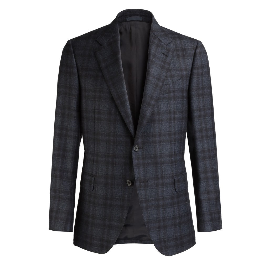 HENRY SARTORIAL X CARUSO Wool Norma Single Breasted Blazer NAVY REG - Henry Bucks