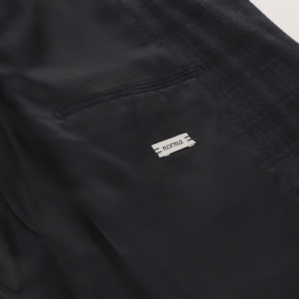 HENRY SARTORIAL X CARUSO Wool Norma Single Breasted Blazer NAVY REG - Henry Bucks