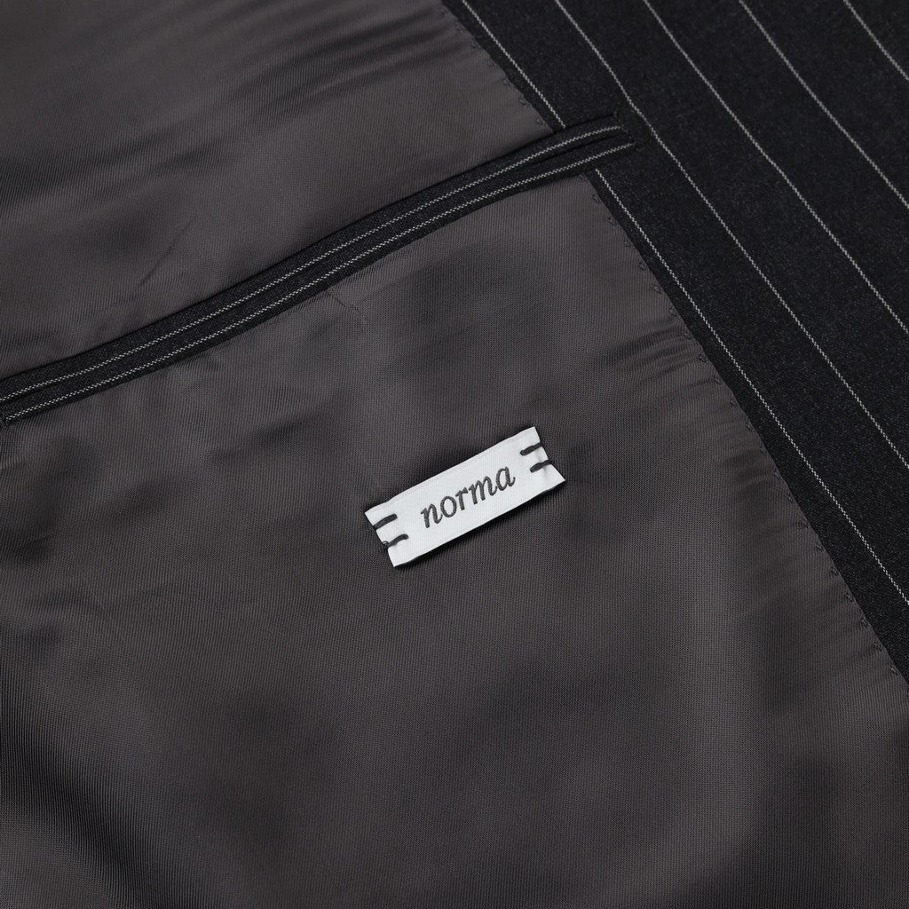 HENRY SARTORIAL x CARUSO Wool Suit BLACK REG - Henry Bucks