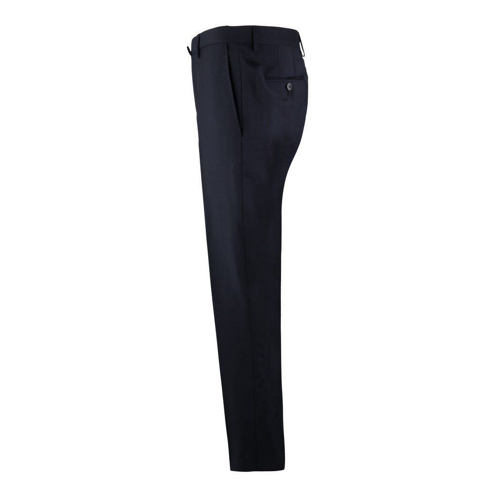 HENRY SARTORIAL X CARUSO Wool Trouser NAVY - Henry Bucks