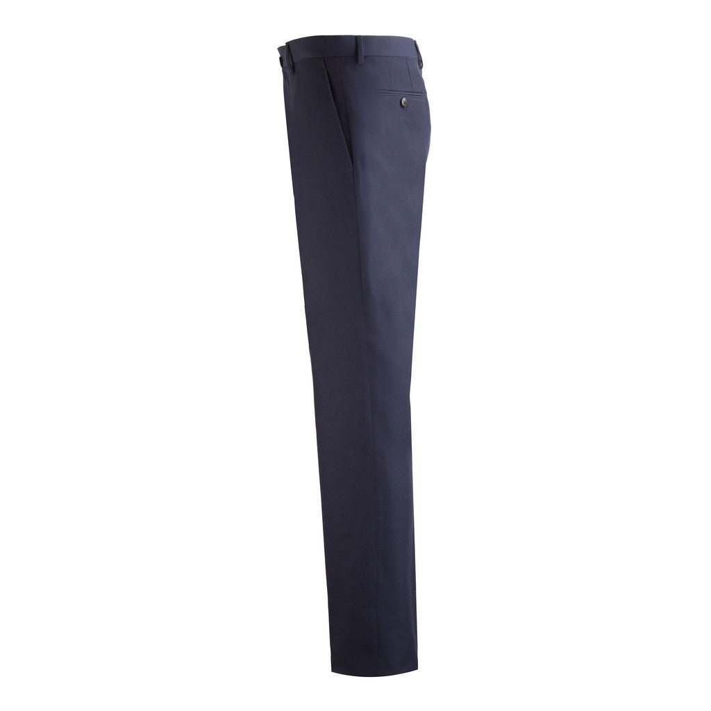 HENRY SARTORIAL X CARUSO Wool/Cotton Front Facing Trousers NAVY REG - Henry Bucks