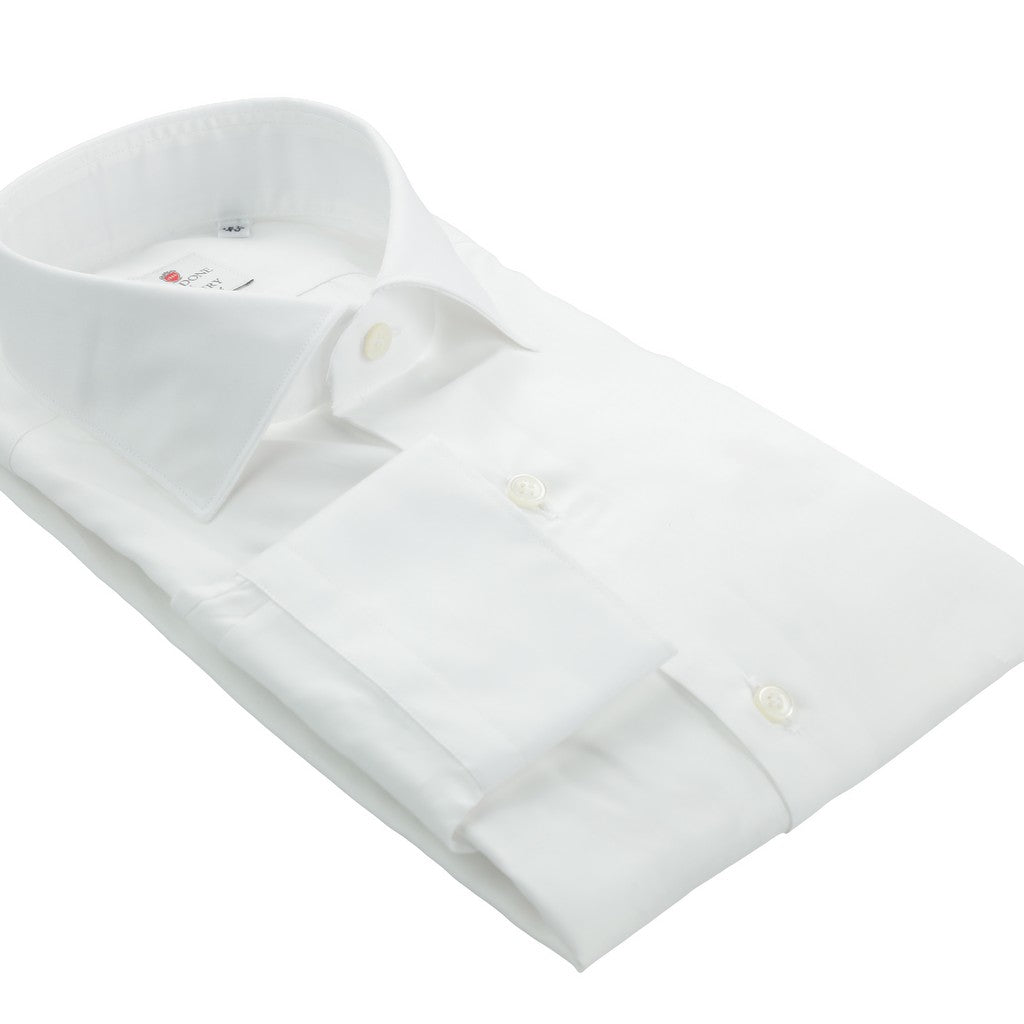 HENRY SARTORIAL X CORDONE Business Shirt Single Cuff Contemporary Fit WHITE - Henry Bucks