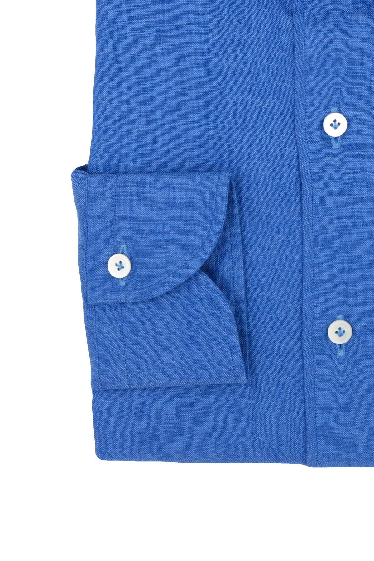 HENRY SARTORIAL X CORDONE Linen Casual Shirt BLUE - Henry Bucks