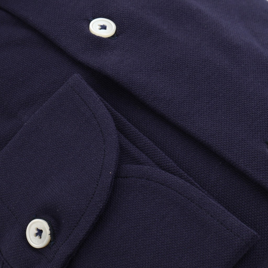 HENRY SARTORIAL X CORDONE Plain Cotton Shirt BLUE - Henry Bucks