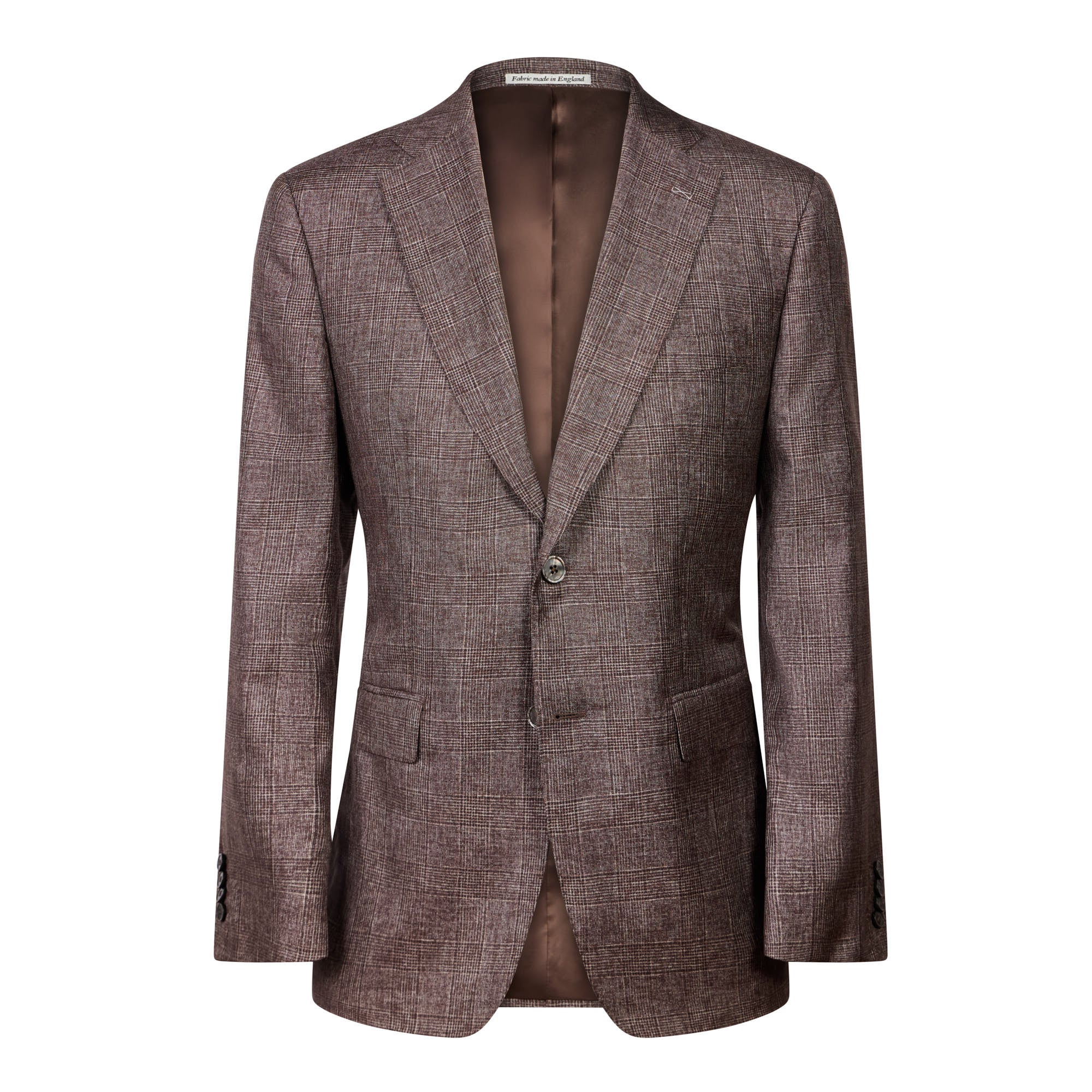 HENRY SARTORIAL x DORMEUIL Check DORMEUIL BLAZER - FC BROWN REG - Henry BucksBlazers33SS230105 - BRWN - R - 46