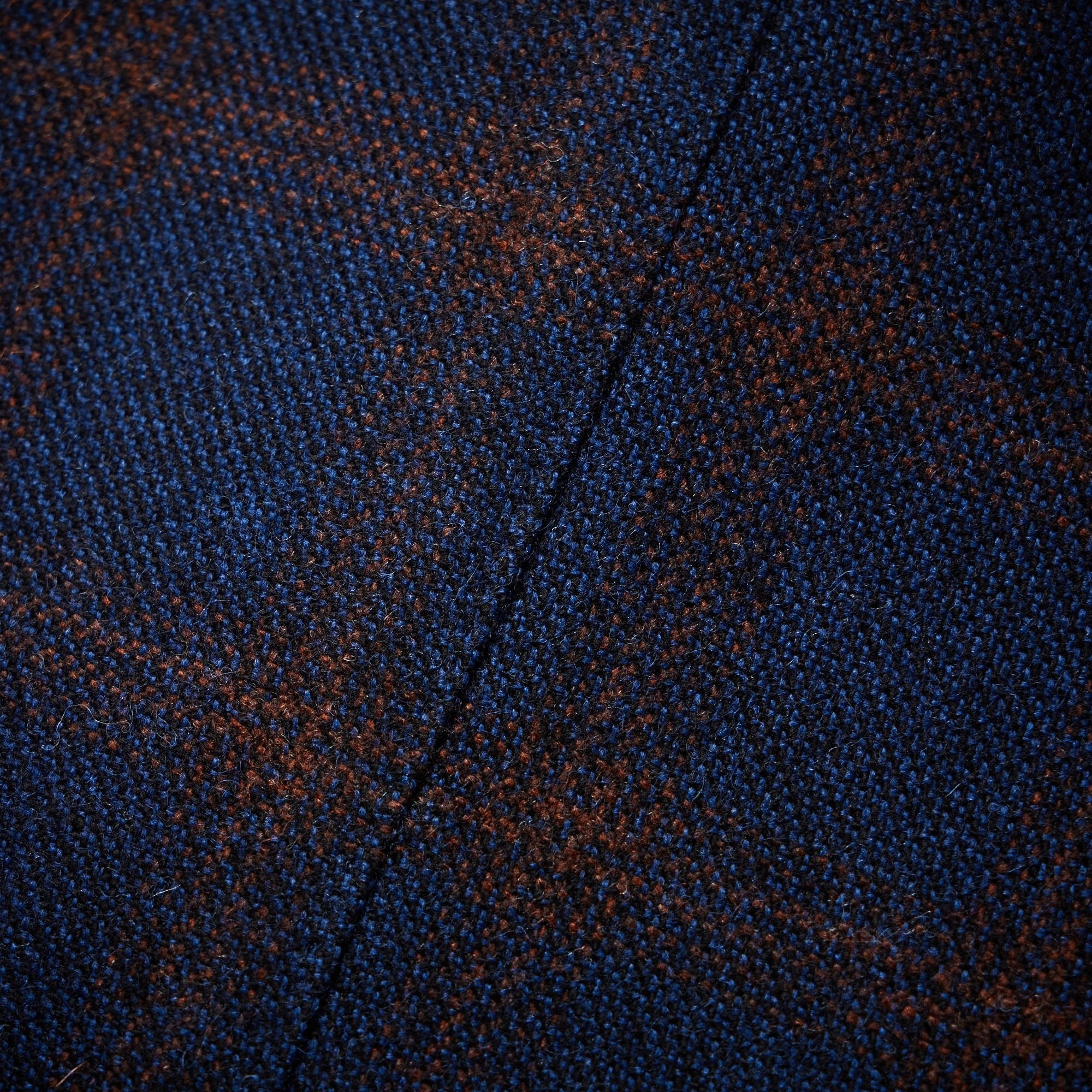 HENRY SARTORIAL x DORMEUIL Dun Full Canvas Check Blazer NAVY/BROWN REG - Henry BucksBlazers33AW240010 - NVYBRN - R - 48