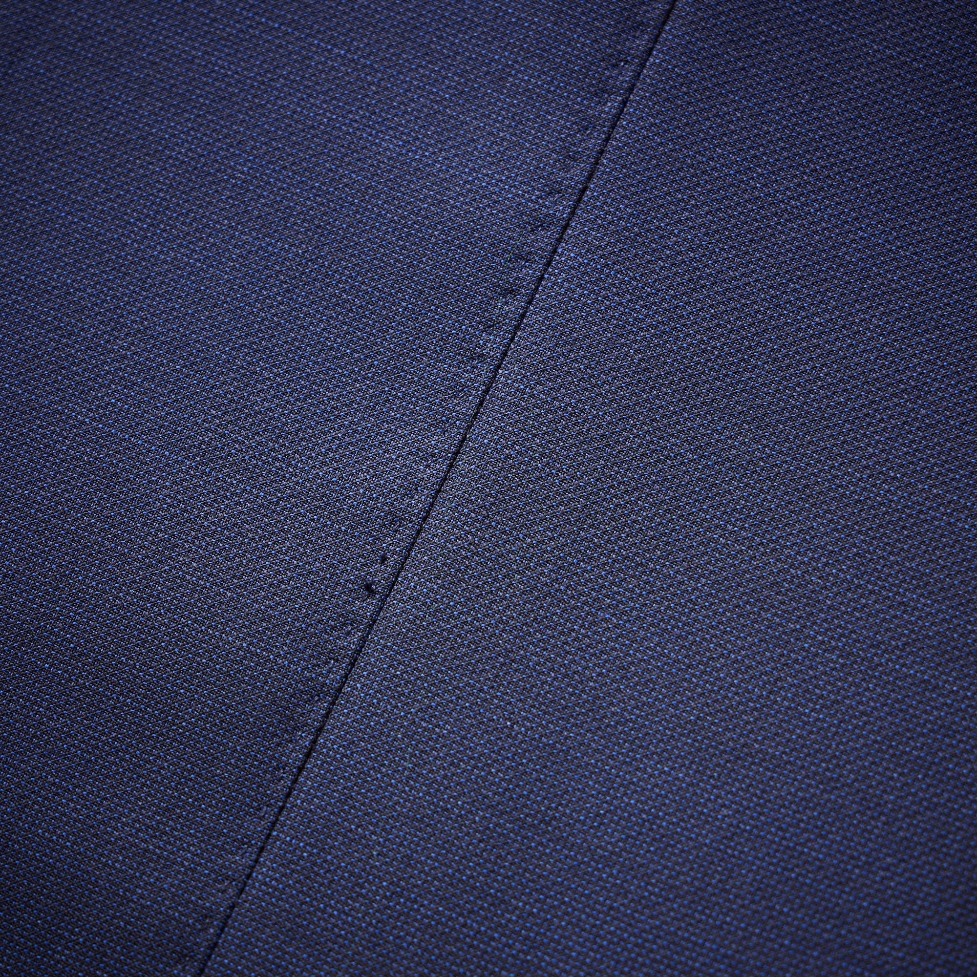 HENRY SARTORIAL x DORMEUIL Dun Full Canvas Plain Suit NAVY REG - Henry BucksSuits23AW240216 - NAVY - R - 48