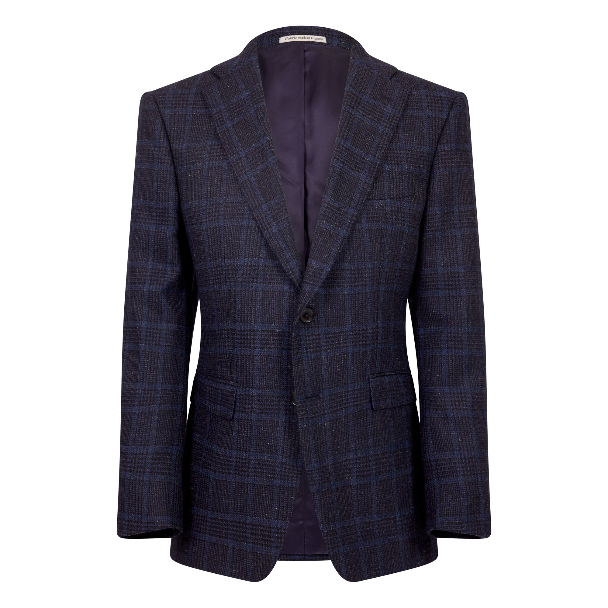HENRY SARTORIAL X DORMEUIL Full Canvas Fancy Check Jacket NAVY REG - Henry BucksBlazers33SS220022 - NAVY - R - 46