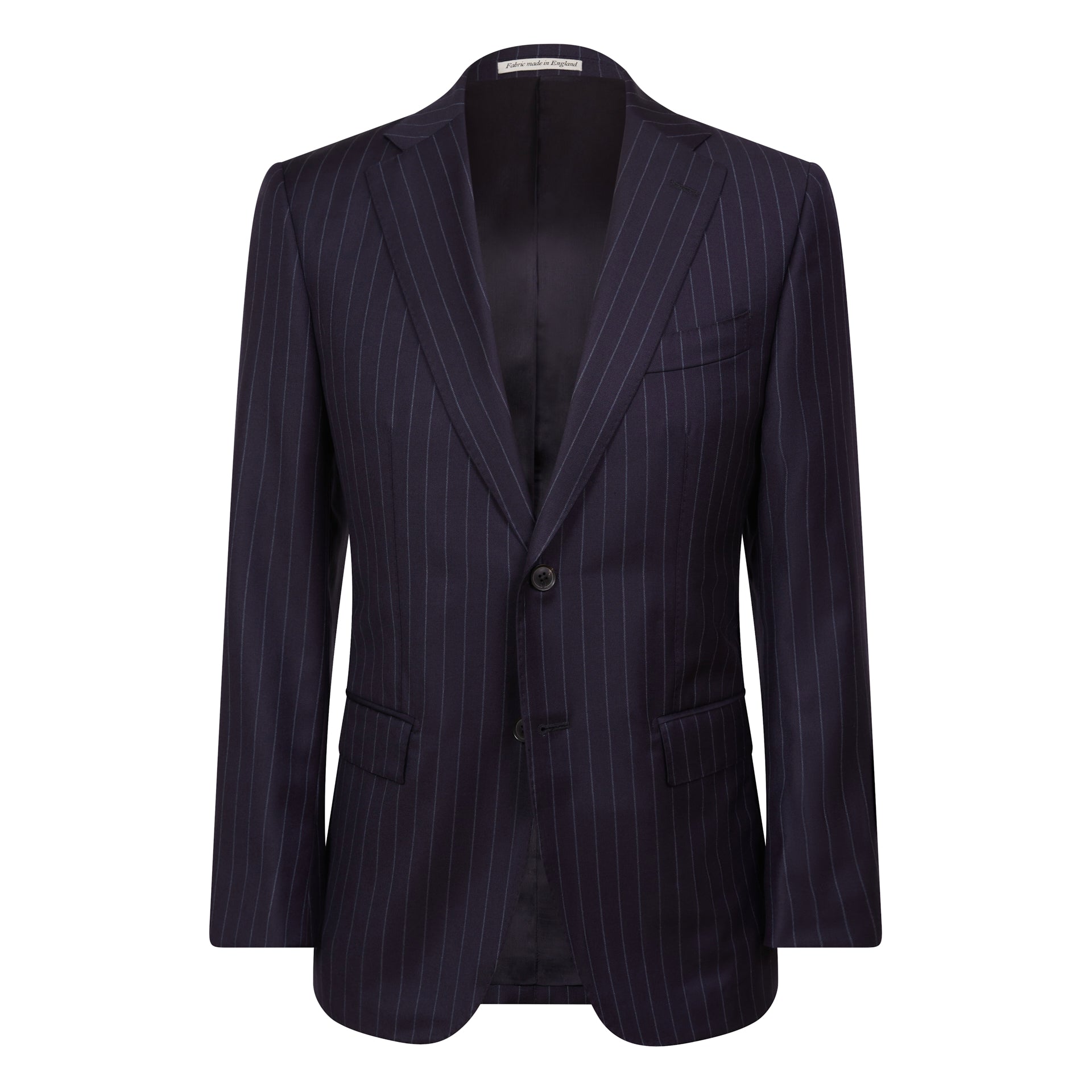 HENRY SARTORIAL X DORMEUIL Full Canvas Stripe All Season Suit NAVY REG - Henry BucksSuits23SS220025 - NAVY - R - 48