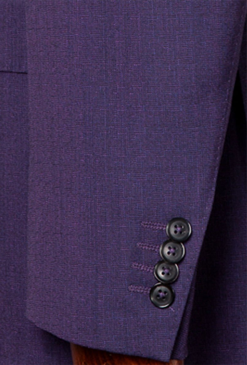 Henry Sartorial x Dormeuil Jacket BLUE/PURPLE REG - Henry BucksJACKETS64AW240010 - BLUPPL - R - 48