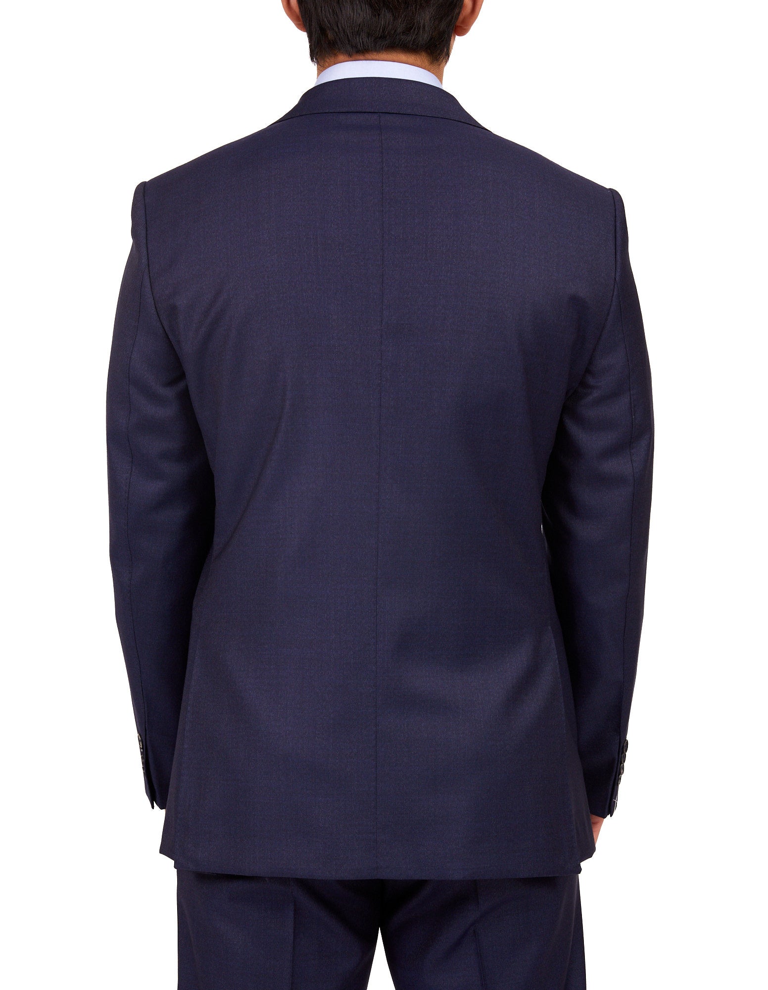 HENRY SARTORIAL X DORMEUIL Pin Dot Suit NAVY REG - Henry BucksSuits23SS220022 - NAVY - R - 46