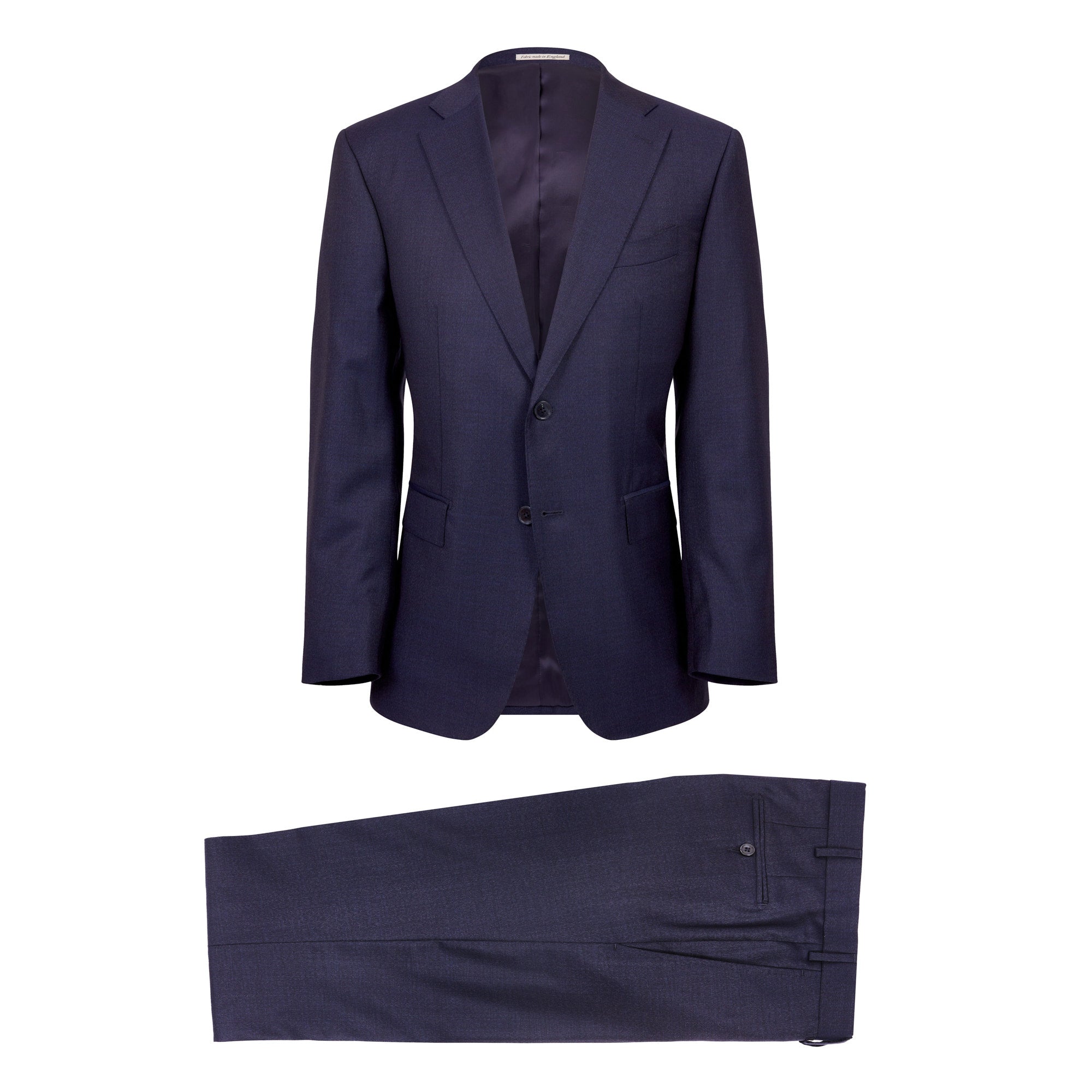 HENRY SARTORIAL X DORMEUIL Pin Dot Suit NAVY REG - Henry BucksSuits23SS220022 - NAVY - R - 46