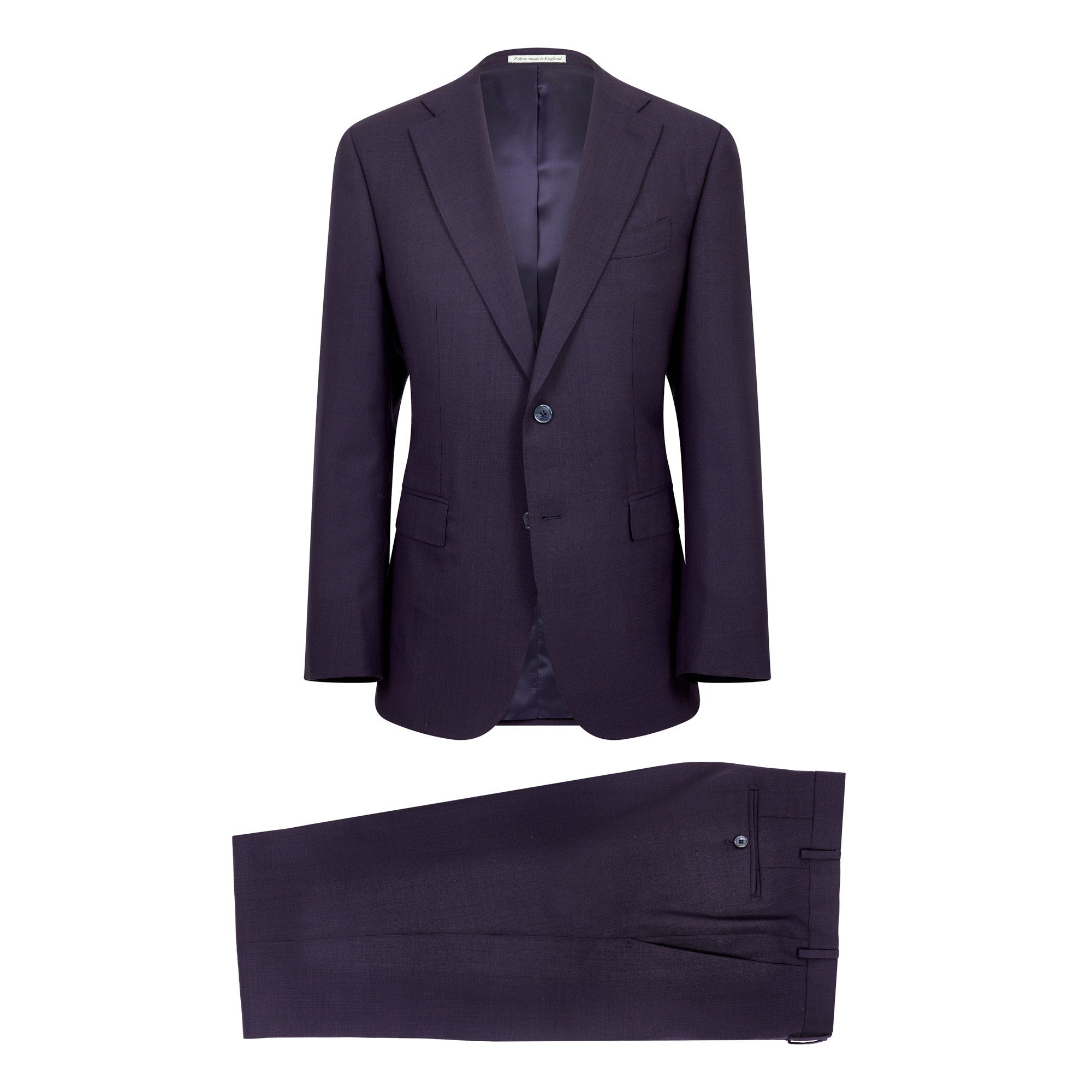 HENRY SARTORIAL X DORMEUIL Plain Suit NAVY LG - Henry BucksSuits23SS220023 - NAVY - L - 46