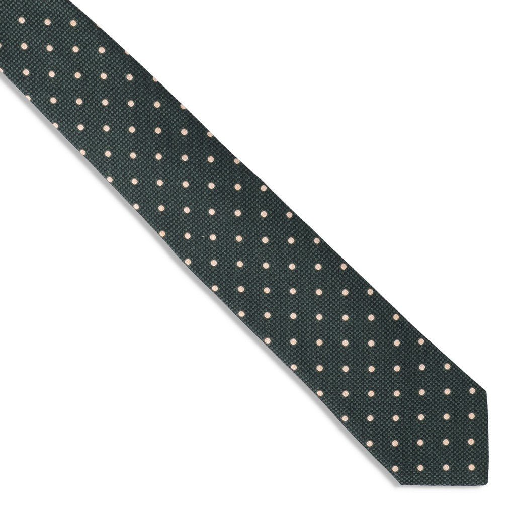 HENRY SARTORIAL X FLORENCE Dotted Tie EMERALD - Henry Bucks
