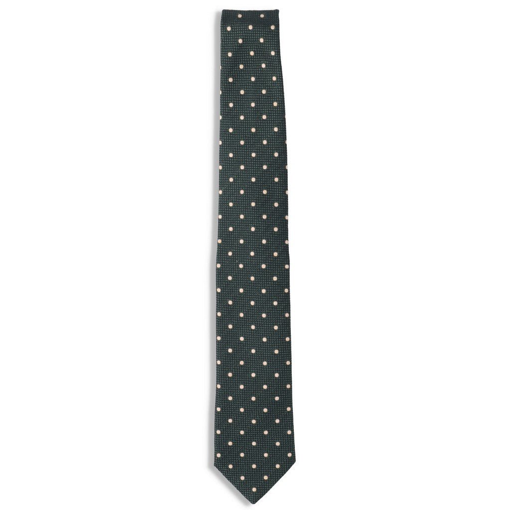 HENRY SARTORIAL X FLORENCE Dotted Tie EMERALD - Henry Bucks