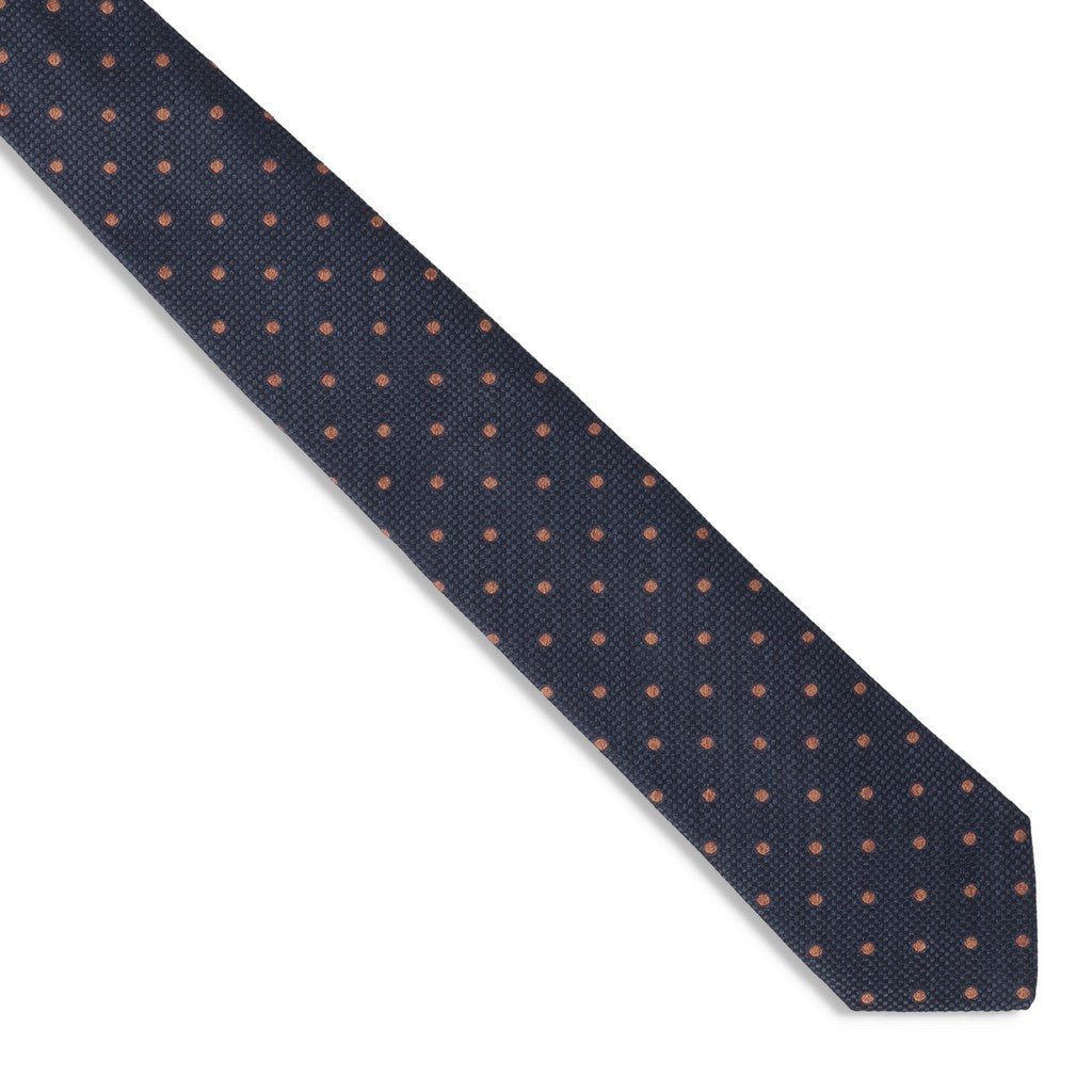 HENRY SARTORIAL X FLORENCE Dotted Tie NAVY MULTI - Henry Bucks