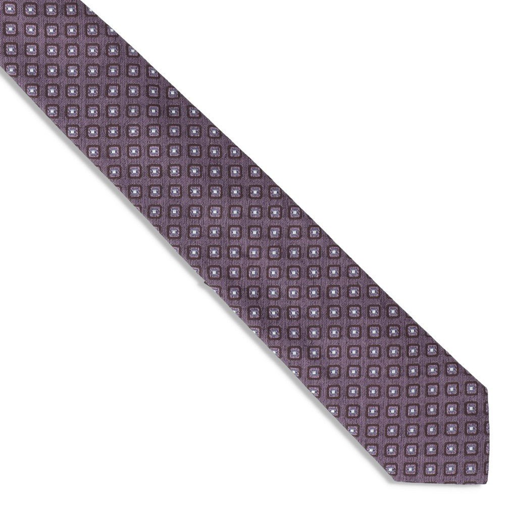 HENRY SARTORIAL X FLORENCE Silk Tie PURPLE - Henry Bucks