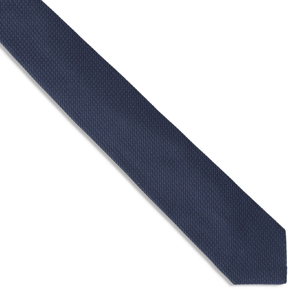 HENRY SARTORIAL X FLORENCE Solid Style Tie NAVY - Henry Bucks