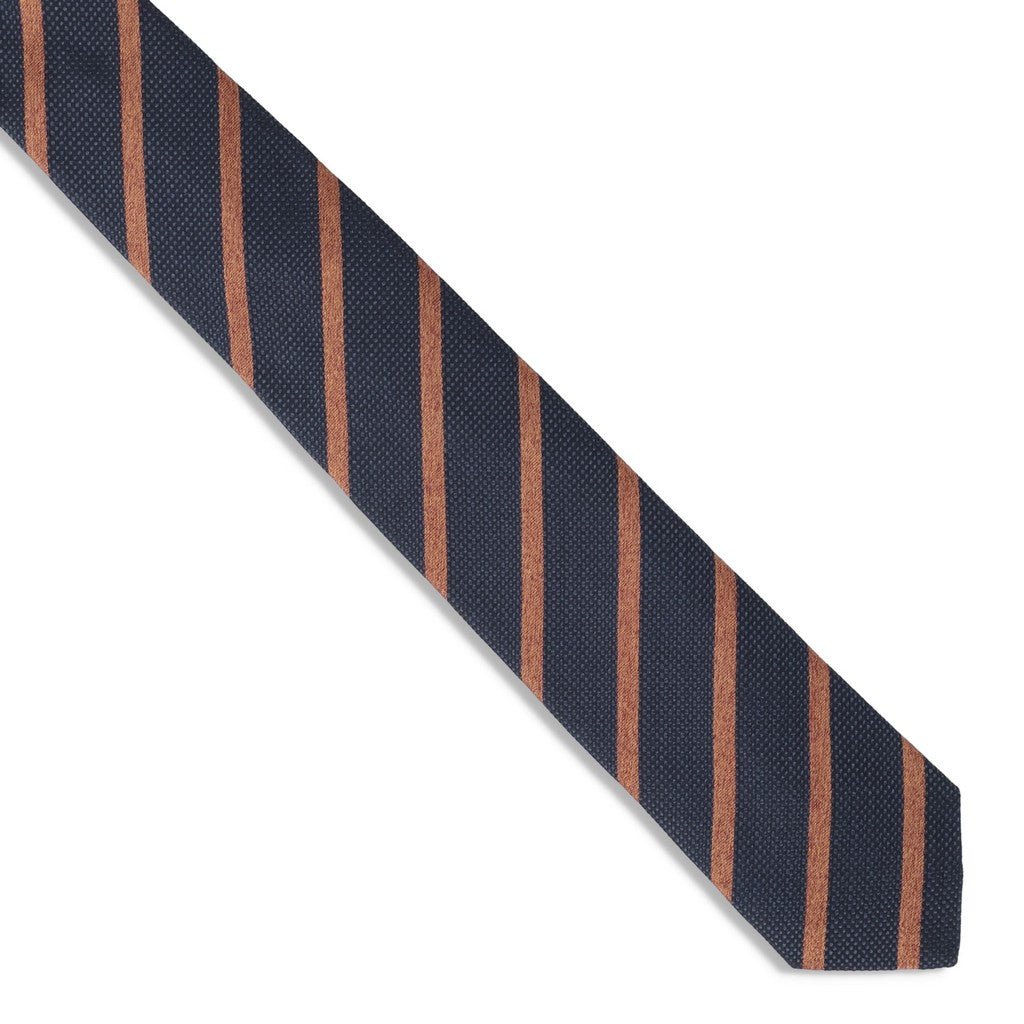 HENRY SARTORIAL X FLORENCE Striped Tie NAVY MULTI - Henry Bucks