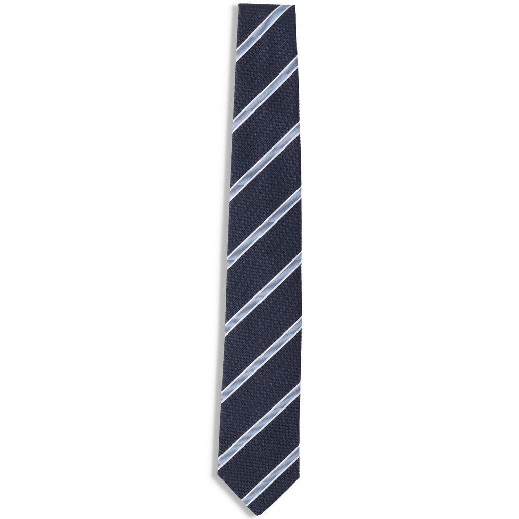 HENRY SARTORIAL X FLORENCE Striped Tie NAVY - Henry Bucks