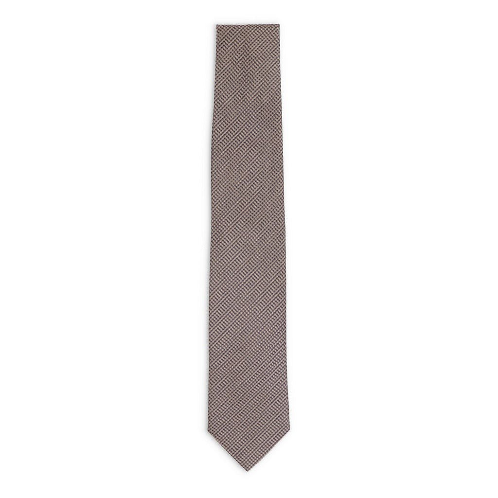HENRY SARTORIAL x FLORENCE STYLE Plain Tie BEIGE - Henry Bucks