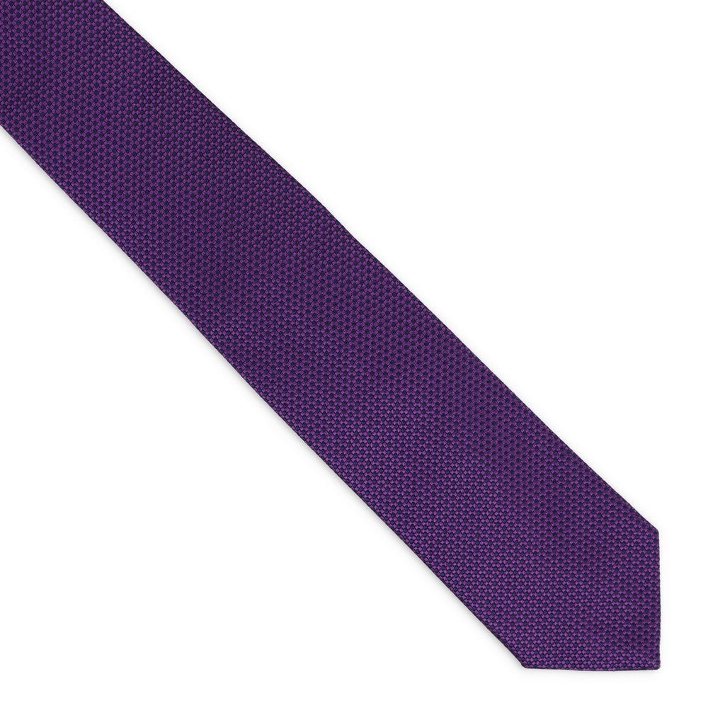 HENRY SARTORIAL x FLORENCE STYLE Plain Tie PURPLE - Henry Bucks