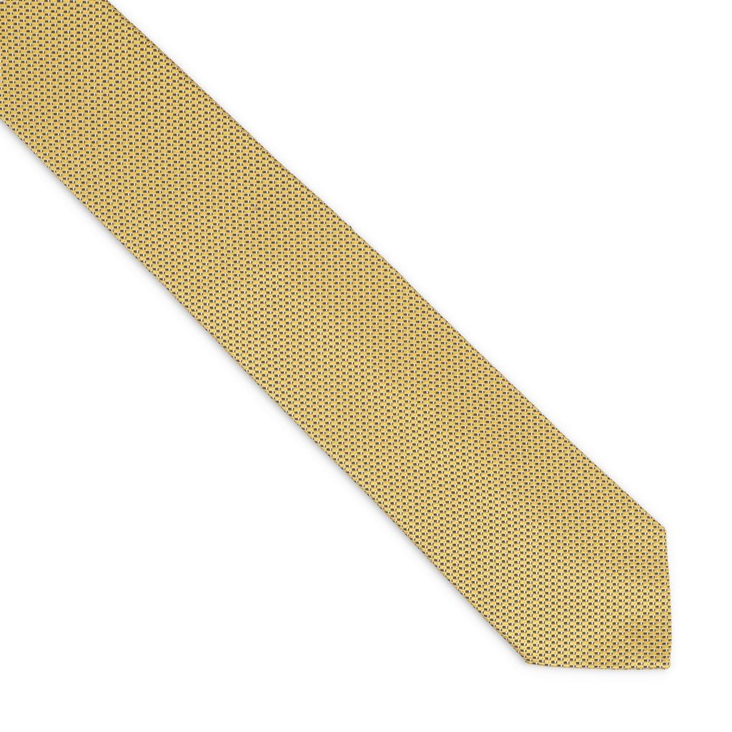 HENRY SARTORIAL x FLORENCE STYLE Plain Tie YELLOW - Henry Bucks